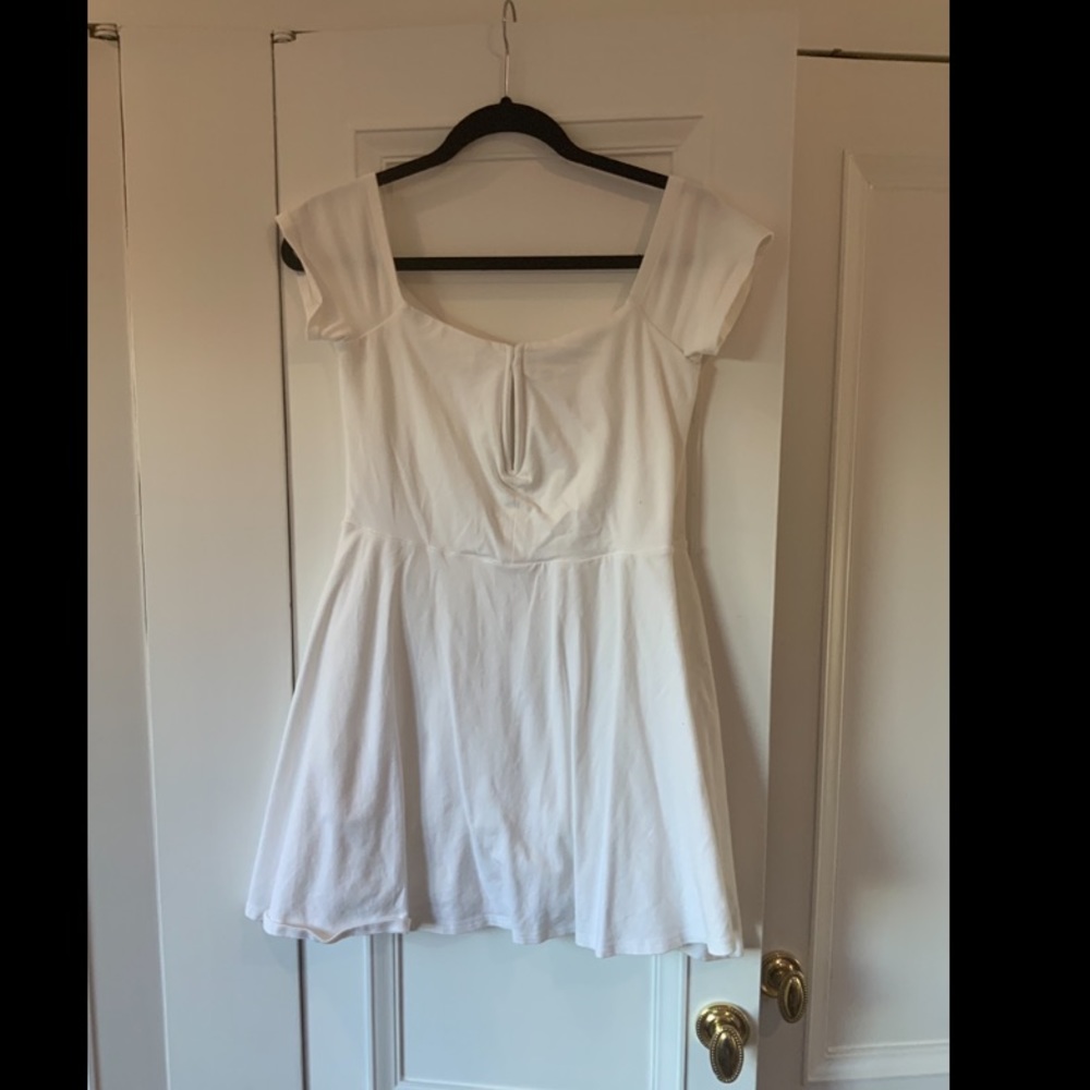 White mini dress | Express